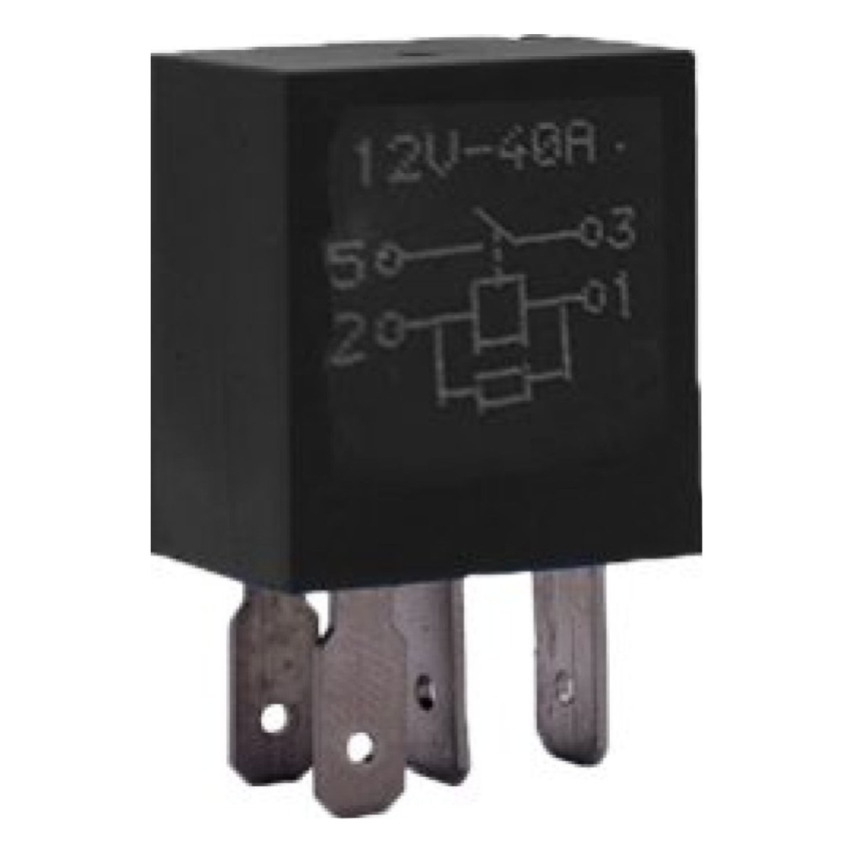 میکرو رله 4 پایه مشکی (35-40 آمپر)
