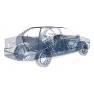 نوار دور درب عقب (چپ) سمند دنا